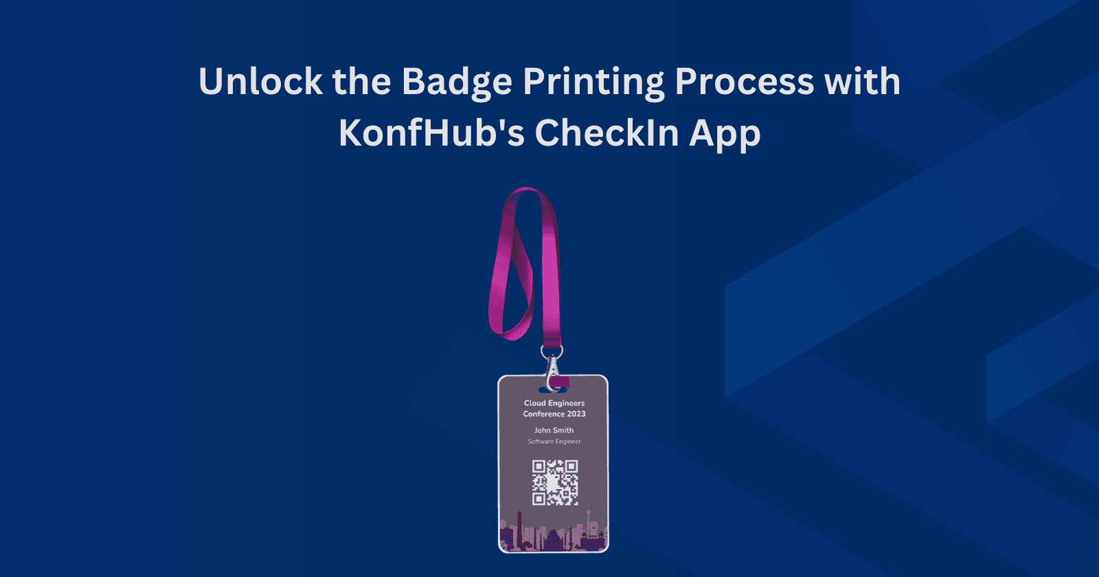 Unlock the Badge Printing Process with KonfHub's Check-in App