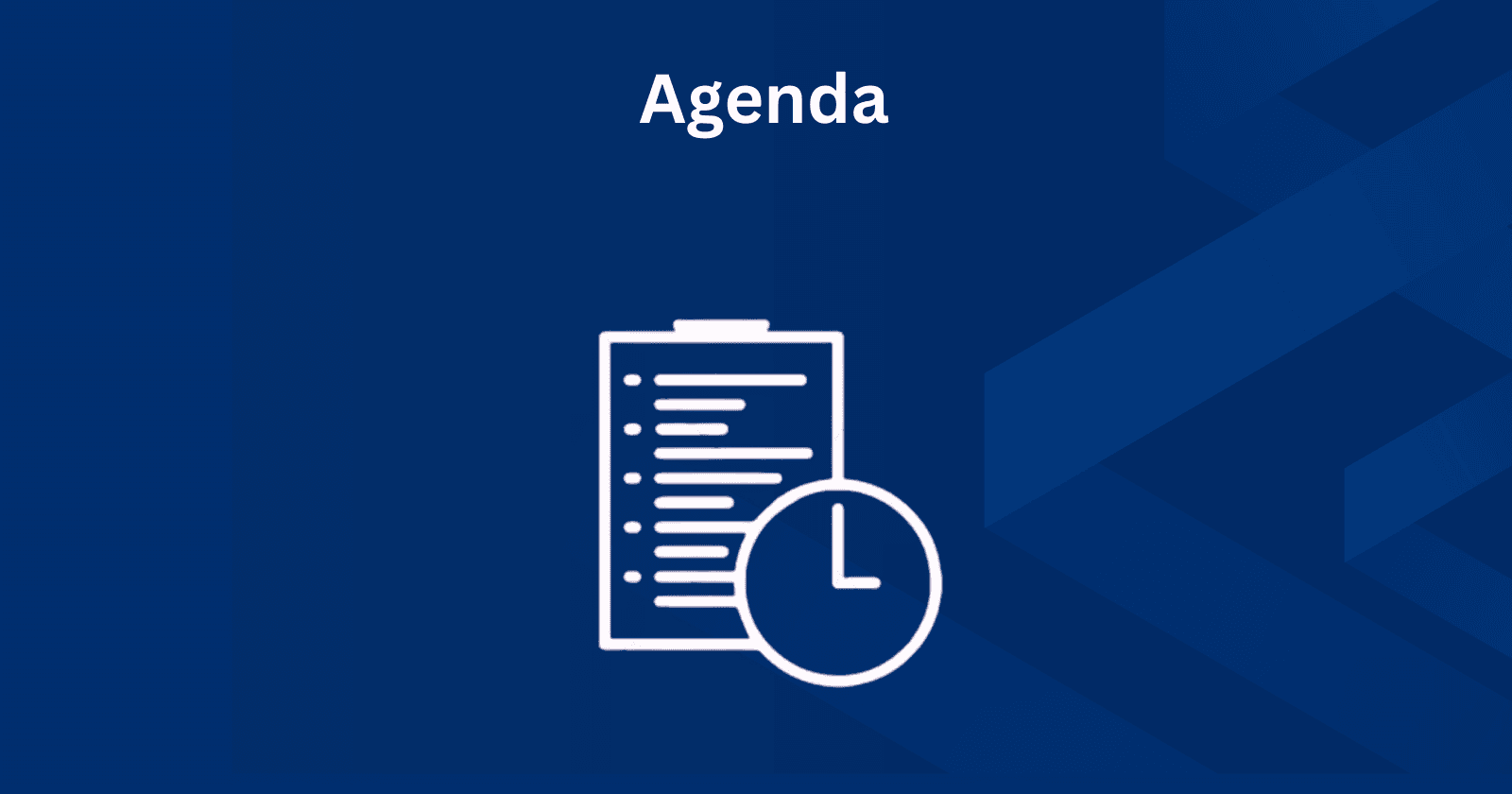 Create Agenda Section in Event Pages