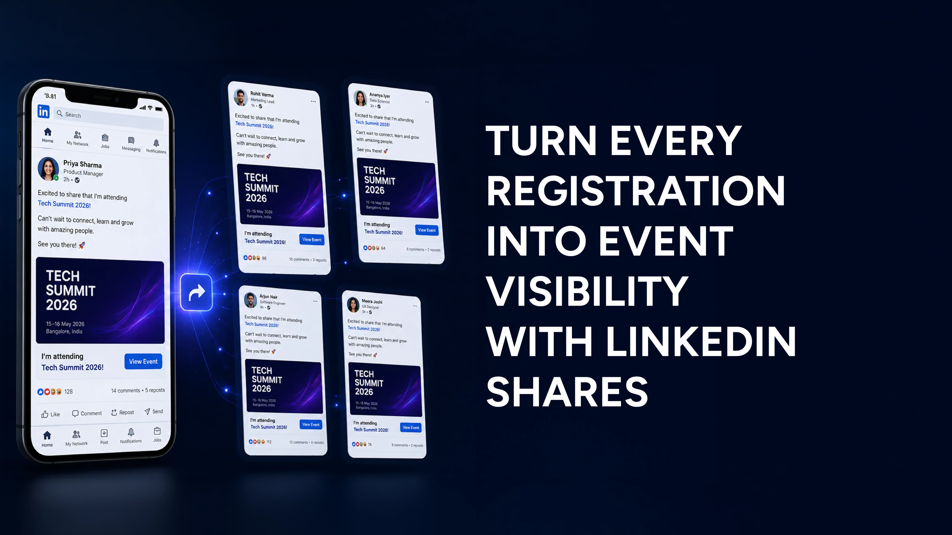 Turn Every Registration into Event Visibility with LinkedIn Shares