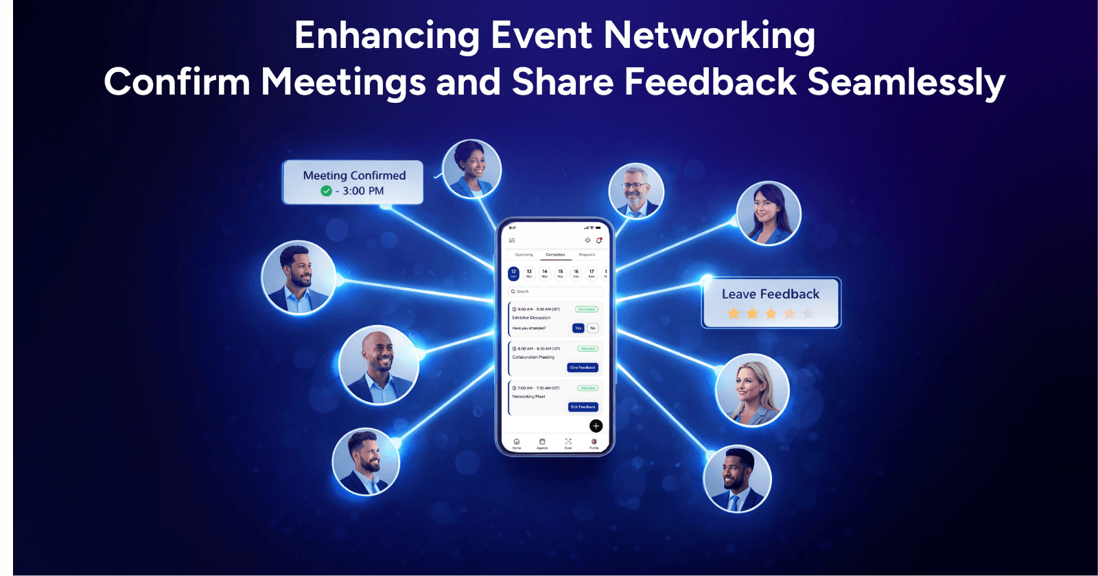 Enhancing Event Networking: Confirm Meetings and Share Feedback Seamlessly