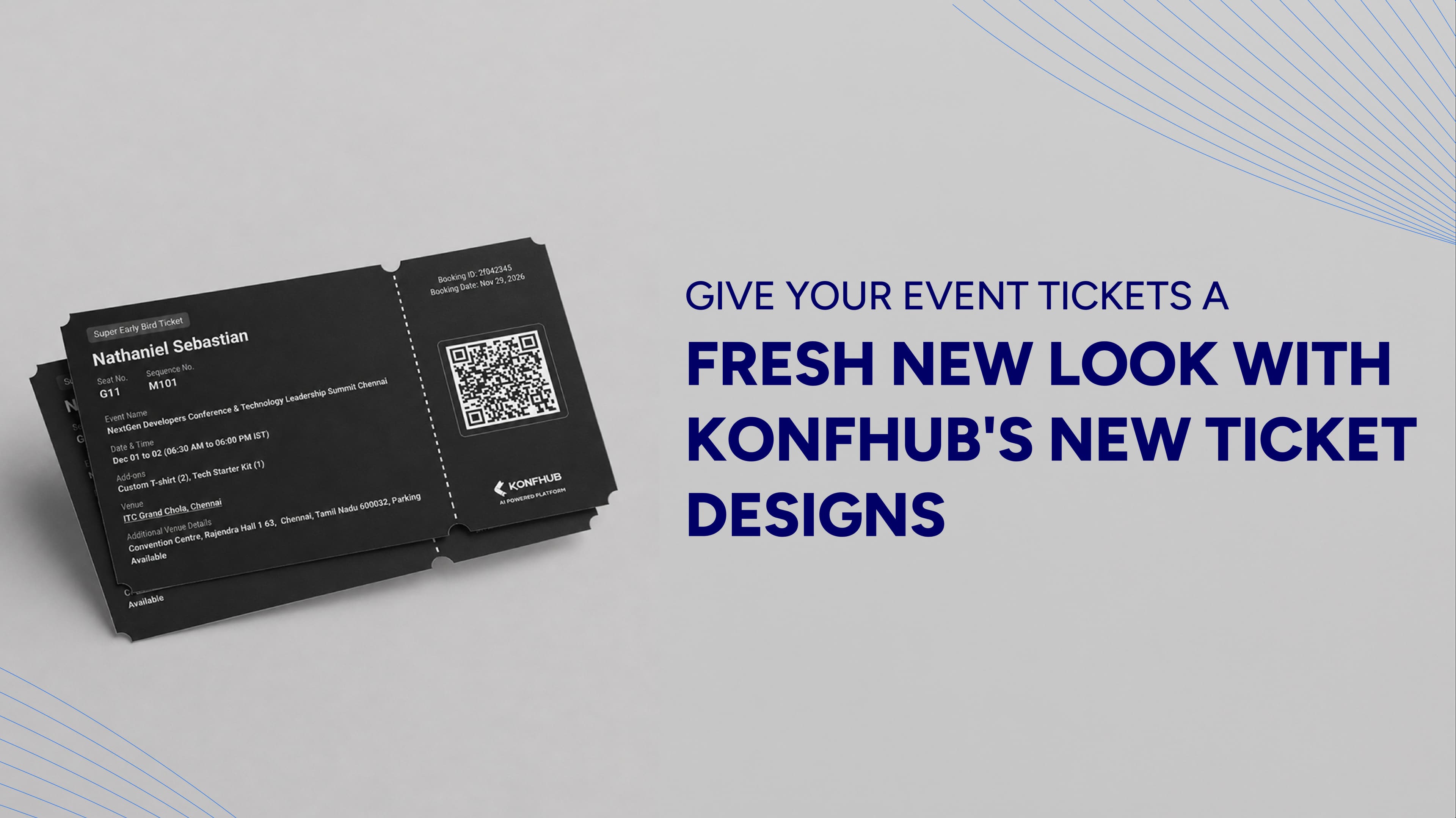 Give Your Event Tickets a Fresh New Look with KonfHub's New Ticket Designs