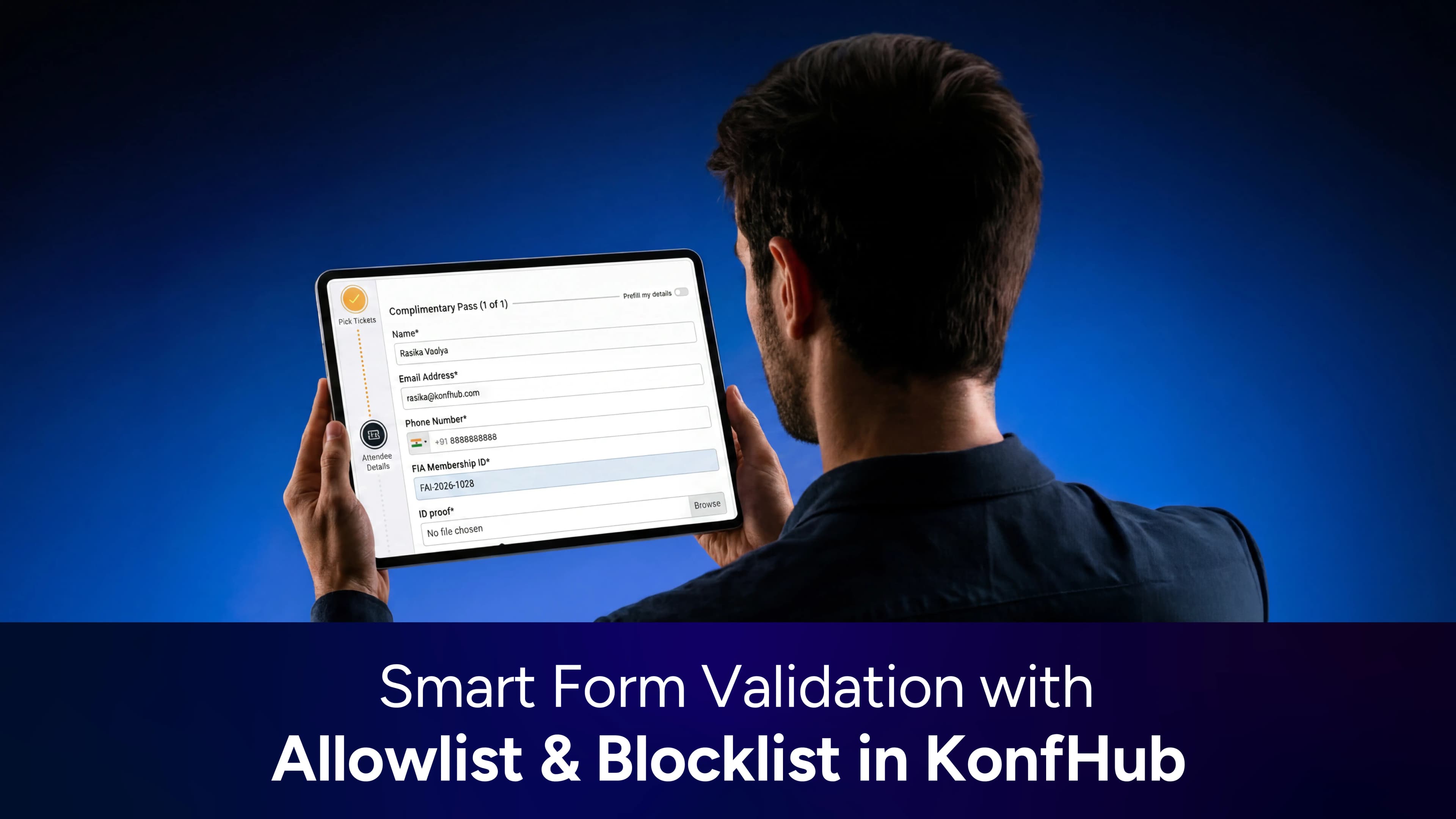 Smart Form Validation with Allowlist & Blocklist in KonfHub